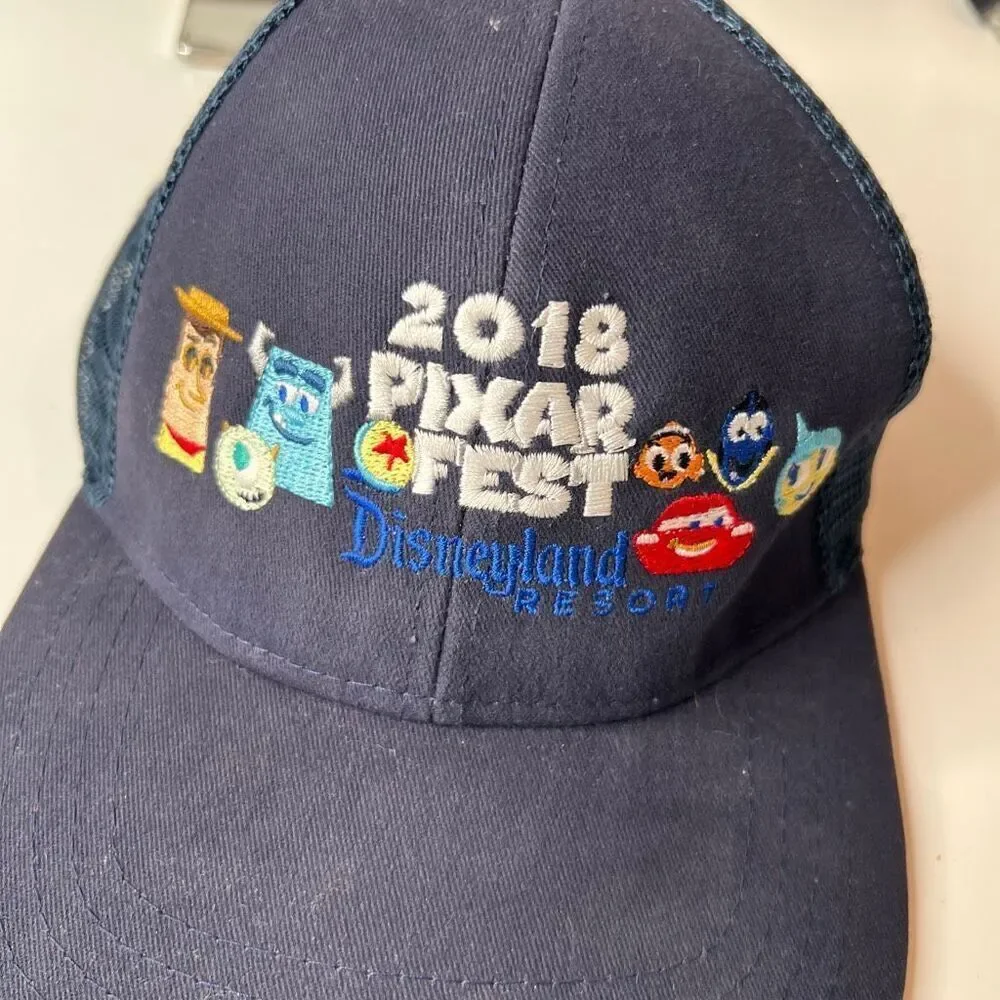 Pixar Disneyland resort embroidered characters hat